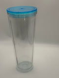 🧊 16oz Clear Double‑Wall Acrylic Tumblers